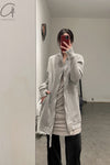 BORIS BIDJAN SABERI Gray Jacket ZIPPER1 FTT00008